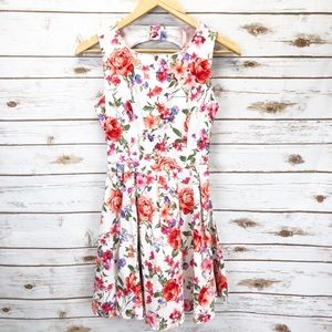 Lulu’s Floral Skater Dress